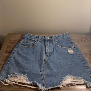 Denim Jean Skirt Size 2
